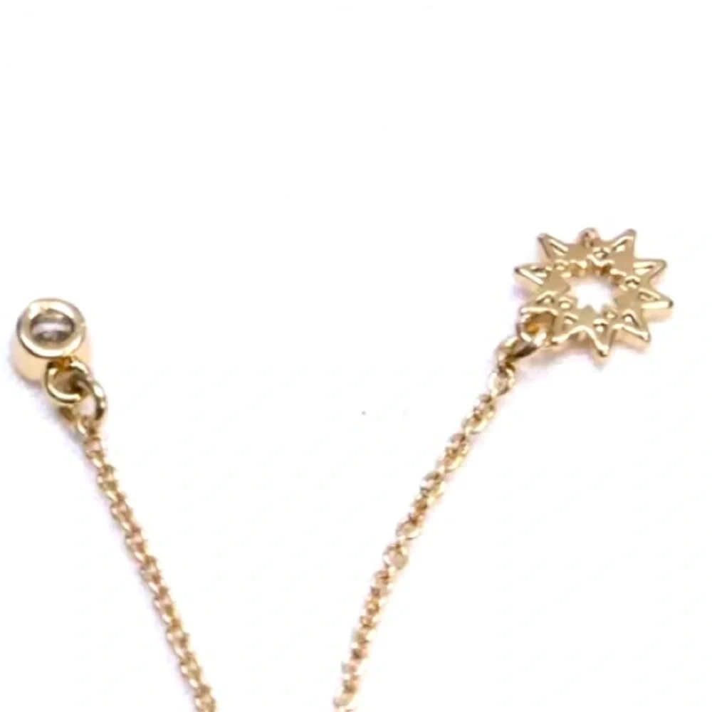 MARCHESA ADJUSTABLE SLUDER BRACELET GOLD TONE WITH CLEAR CRYSTALS NWT - Picture 5 of 5